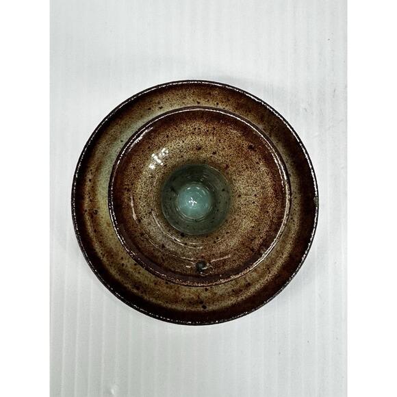 VINTAGE MERRITT ISLAND STUDIO ART POTTERY CANDLESTICK CANDLE HOLDERS HANDMADE - Picture 4 of 12